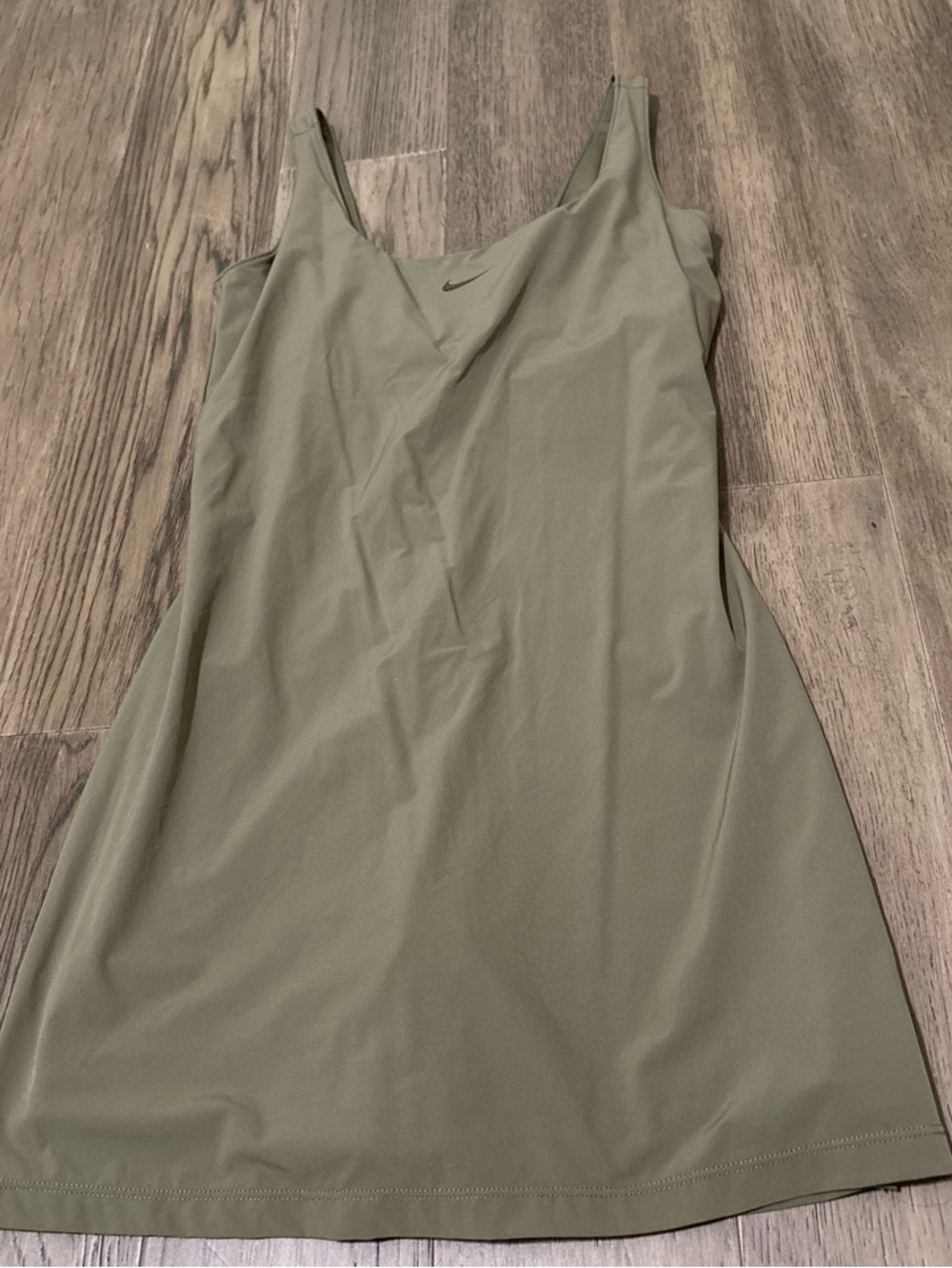 Nike Olive Performance Tank Dress